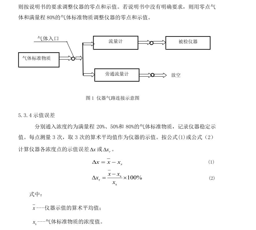 硫化氫氣體報警器檢定規程